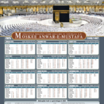 Kalender 2025 Moskee Anwar E Mustafa